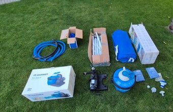 Bazén INTEX Metal Frame 4,50 × 2,20 × 0,84 m + piesková filt