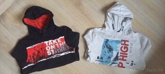 Mikiny 2 ks, zn. C&A, velkost 134/140