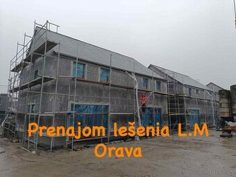 Prenájom lešenia Orava