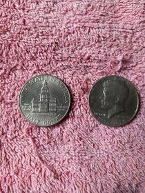 2X poldolárova minca 1776-1976 - 1