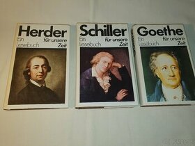 GOETHE / SCHILLER / HERDER – 3 KNIHY – LESEBUCH - 1