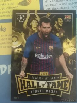 MESSI TRADDING CARD HALL OF FAME