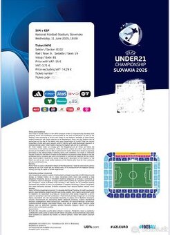 ESP - SVK, Euro U21, Slovensko - Španielsko