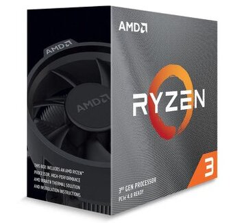 🧠 Procesor AMD Ryzen 3 3300X + chladič Wraith Spire ❄️