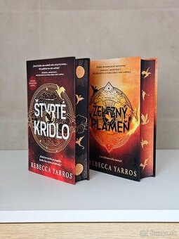 Predám vydanie kníh – Štvrté krídlo a Železný plameň
