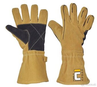 CALANDRA celokožené zváračské rukavice (nové)