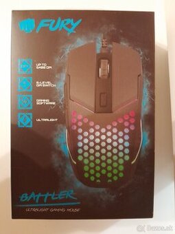 Predám novú nerozbalenú hernú myš Fury Battler - 1