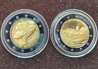 MONAKO/MONACO: NAJVZACNEJŠIE 2 EURO-2007a2015 REPLIKY -