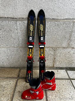 Detske lyze s lyziarkami ako set