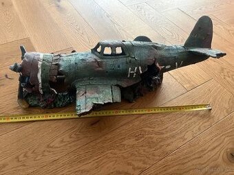 Vrak lietadla do akvária