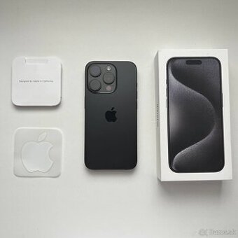 iPhone 15 Pro 128gb Titanium black