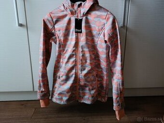 Crivit marhuľovo-sivá detská dievčenská bunda 146/152