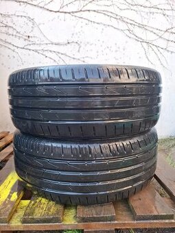 Predám jazdené letné pneu 2ks 215/50 R18 92V zn. Hankook