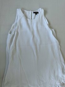 Biele krátke šaty Massimo Dutti