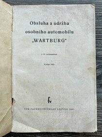 Obsluha a údržba automobilu Wartburg 311 ( 1963 ) - 1