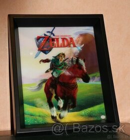 Legend of ZELDA 3D Lenticular Frame Nintendo / Limited Editi - 1