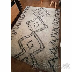 Krémový koberec Shaggy Scandi