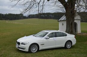 AUTO NA SVADBU, SVADOBNÉ AUTO, prenajom ,BMW 730 d