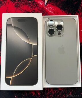 Predám IPhone 16Pro 128g Natural titanium