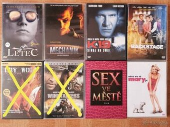 DVD zlacnené na 0,5€