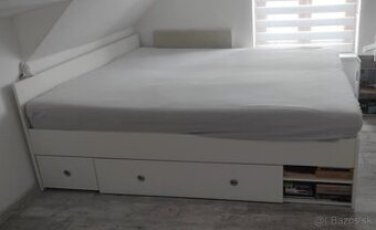Manzelska biela postel ram