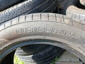 predam 4kusi letné pneumatiky 215/55r17
