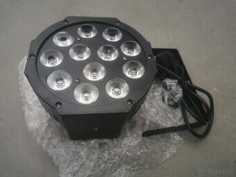Led par 12x18w rgbwa uv (cena do 26.6.)