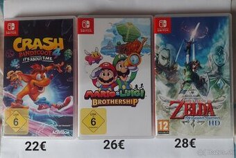 Nintendo switch hry