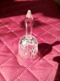 Zvonček z olovnatého skla 7x14cm