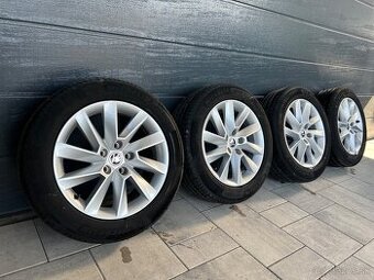DISKY ŠKODA R17 5x112 7J ET40 + letné Pneu Michelin
