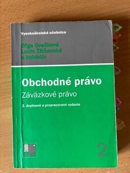 Kniha Obchodné právo - Záväzkové právo (O. Ovečková a kol.)