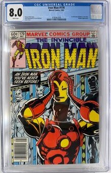 Komiks Iron Man #170, Marvel, rok 1983, CGC 8.0