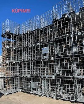Kúpim prázdne  IBC klietky klietka koše ( IBC  kontajner )