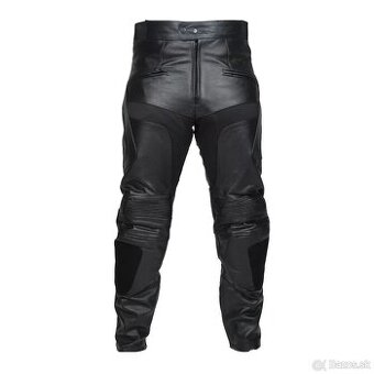 Moto Pánske Nohavice S Chraničmi Kožené Nové