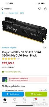 Kingston HyperX 32 Gb ddr4 (2x16gb)