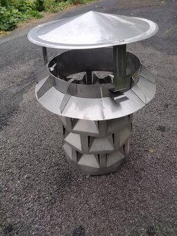 Komínová hlavica EKON so vsuvkou 160 mm nerezová