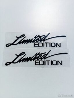 Nové čierne nálepky Limited Edition
