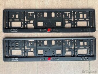 Podložky pod ŠPZ AUDI S-line