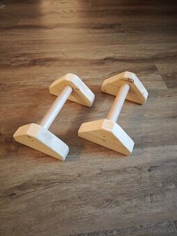 Drevené paraletky / stojany na kliky – kalistenika & domáce