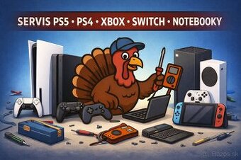 Servis - PS5, PS4, Xbox, Switch, NTB a iné - Poprad okolie