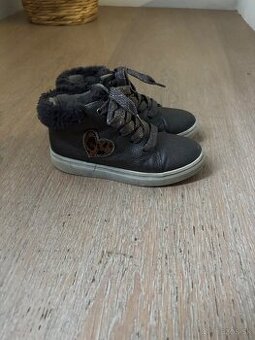 Zimne topanky s kozusinkou na zips velkost 30