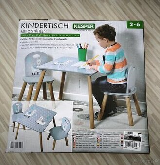 Detský stolík so stoličkami Kesper