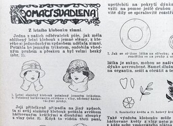 Časopisy Šťastný domov, dva kompletní ročníky 1923 a 1924