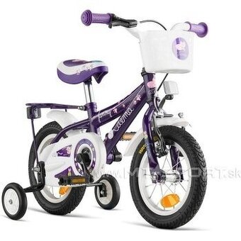 Detský bicykel 12 Dema funny fialový
