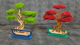 Machový bonsaj dekorácia - 1