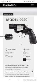 Kúpim Flobertku Alfa Proj 9 mm