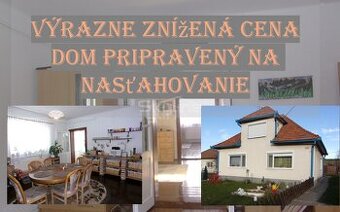 REZERVOVANÉ zariadený rodinný dom, pozemok 1622 m2, Čaka, L