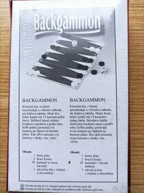 Predám spoločenskú hru Backgammon v originál balení