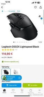Logitech G502lightspeed Gaming Mouse