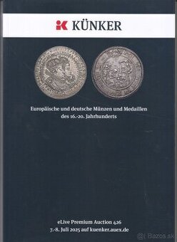 Aukčné katalógy vyznamenaní, mincí, medailí, bankoviek...